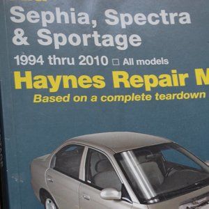 Kia Sephia, Spectra, & Sportage repair manual